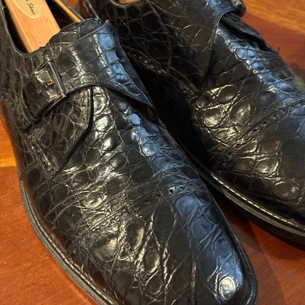 Polo De Marco Genuine Alligator Men's Shoes size 11